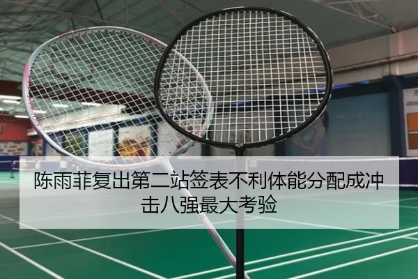 陈雨菲复出第二站签表不利体能分配成冲击八强最大考验（WukongSports）